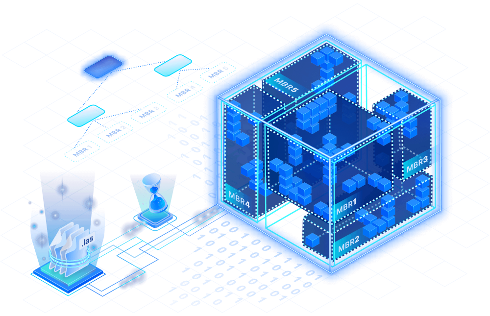 Optimize point clouds for analysis icon